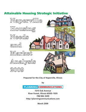 Naperville Housing Needs & Market Analysis 2009