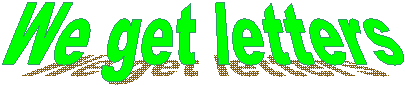 Your letters
