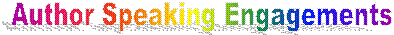 Author Speaking Engagements